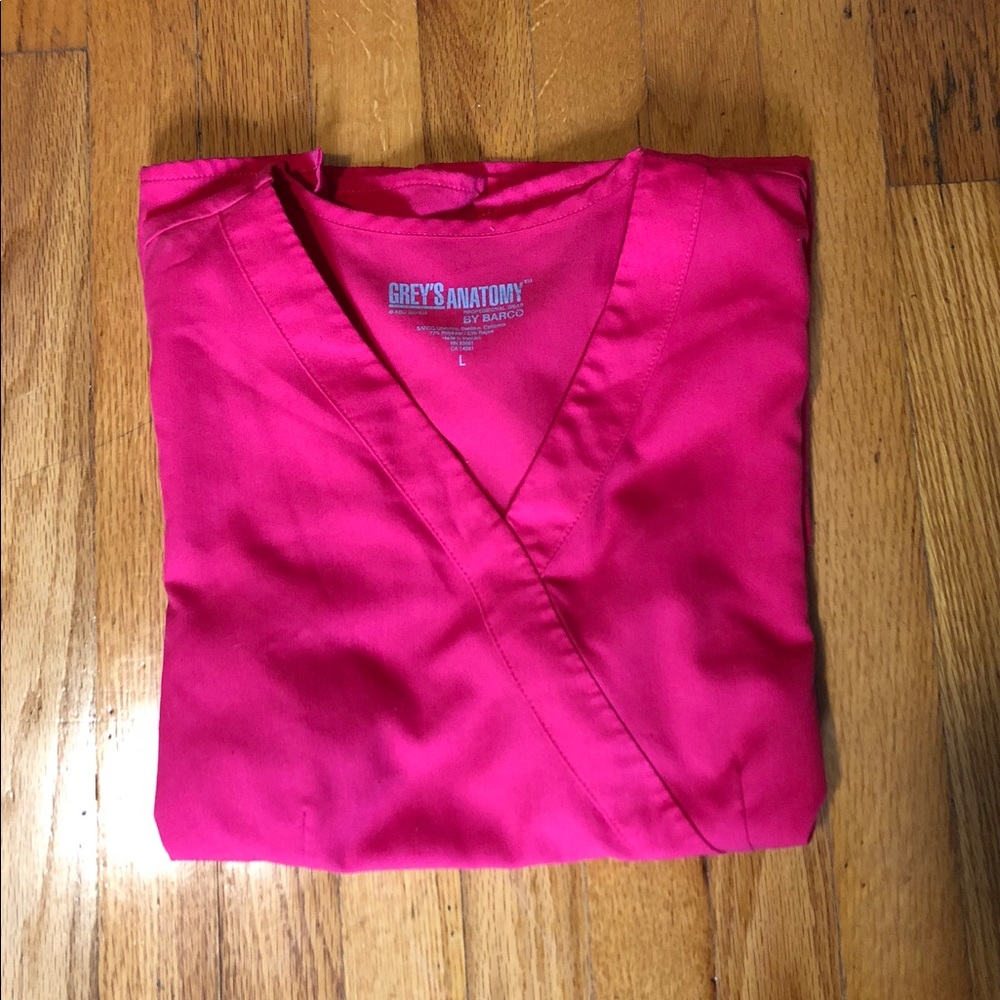 Grey’s Anatomy by Barco Scrub Top, sz L